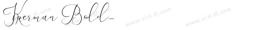 Kiperman Bold字体转换